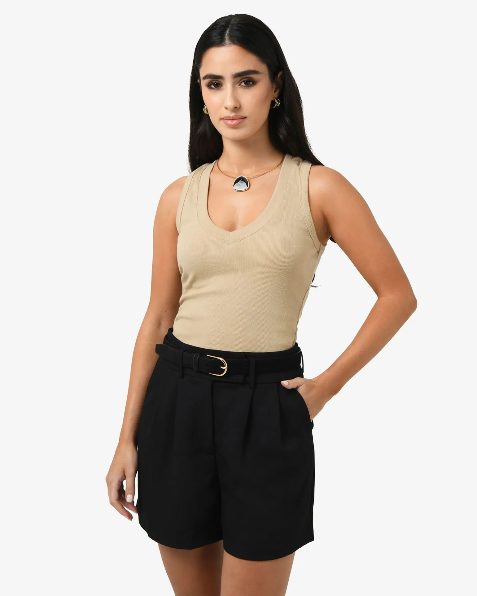 Devon V-neck Singlet