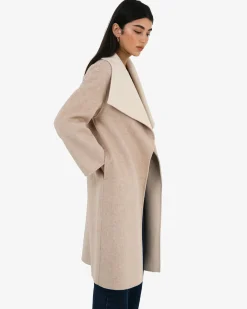 Diana Wool Blend Cocoon Coat