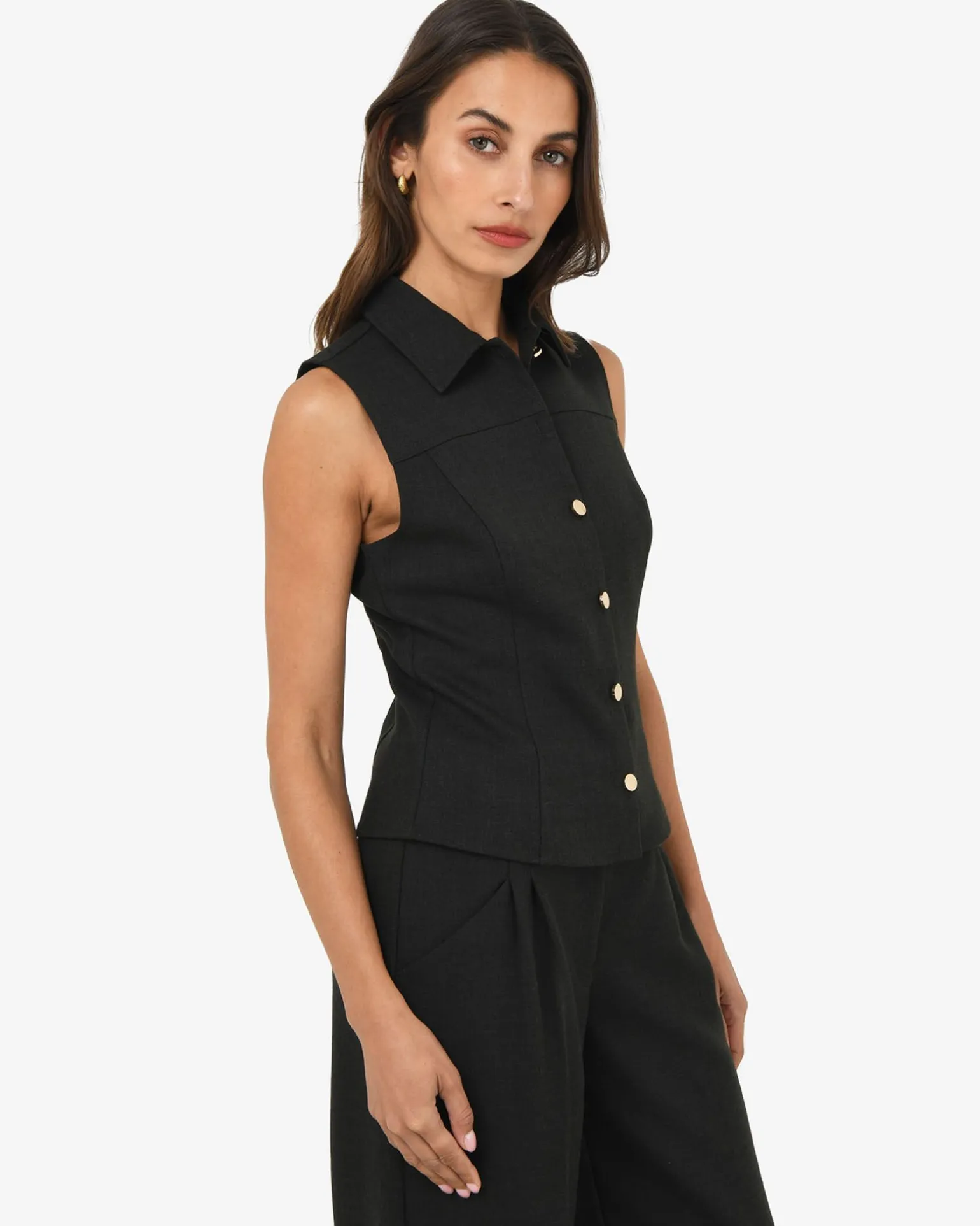 Dolly Collared Vest