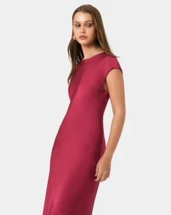 Dulce Satin Midi Dress