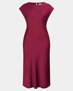 Dulce Satin Midi Dress