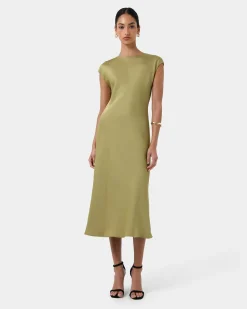 Dulce Satin Midi Dress