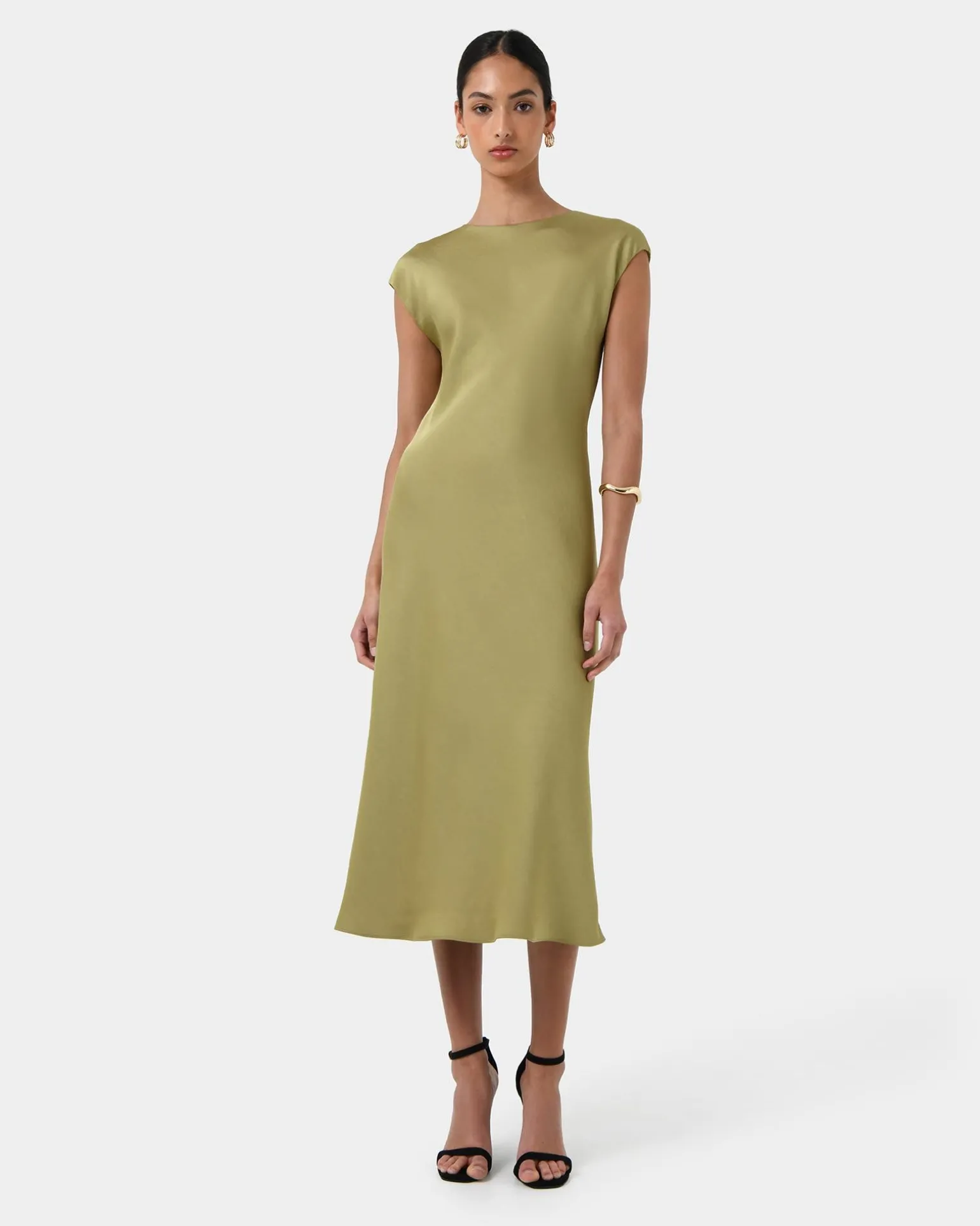 Dulce Satin Midi Dress