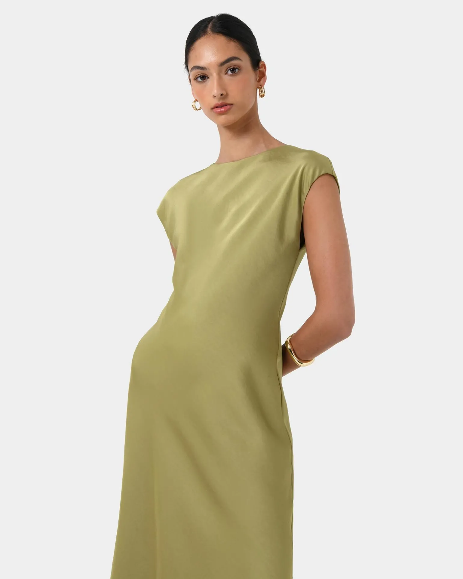 Dulce Satin Midi Dress