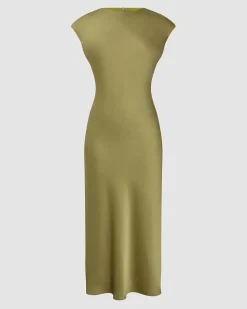 Dulce Satin Midi Dress