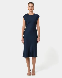 Dulce Satin Midi Dress