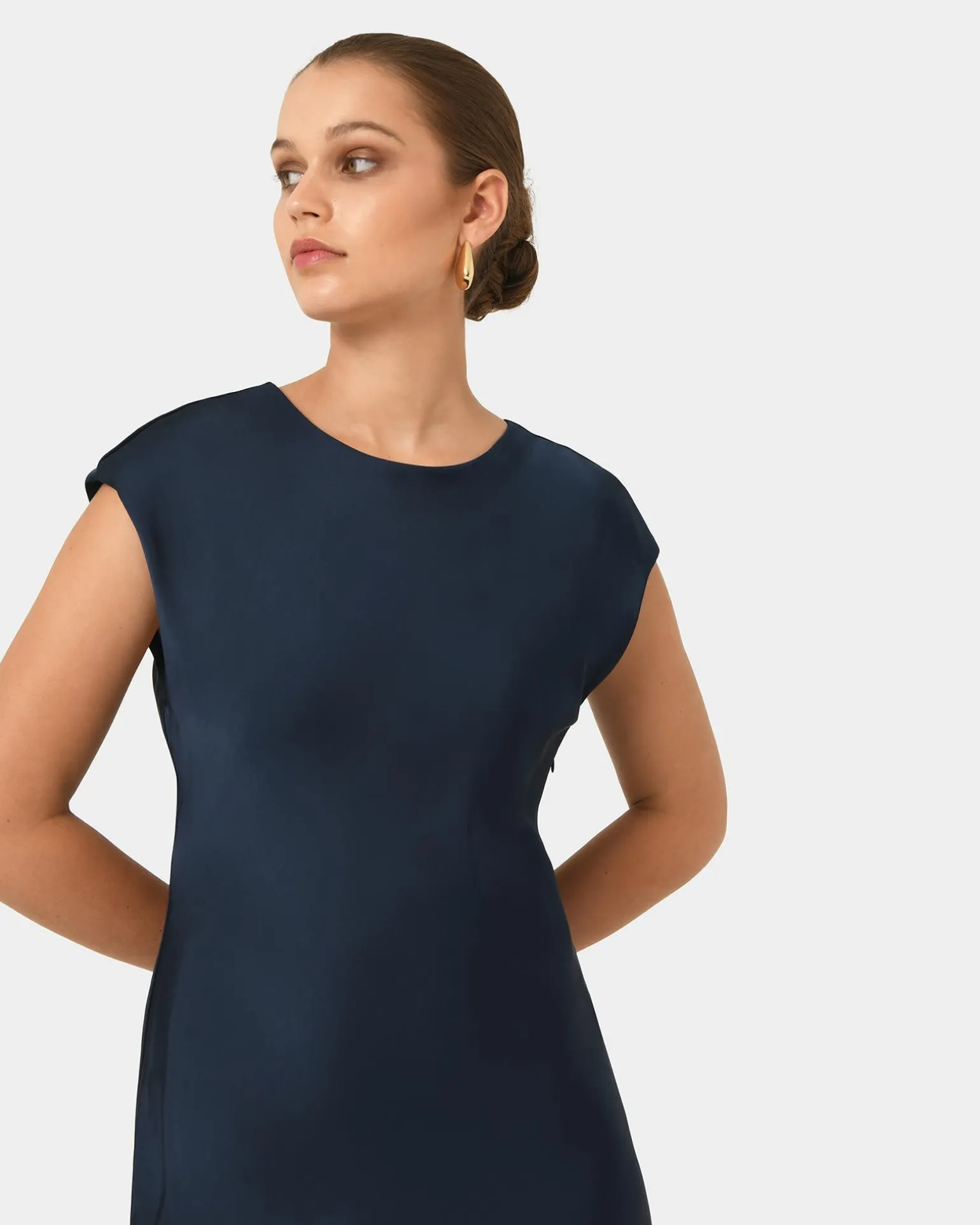 Dulce Satin Midi Dress
