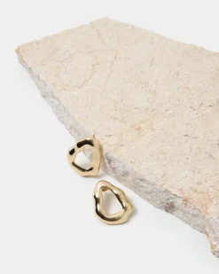 Elif 16k Gold Plated Earrings