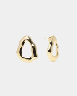 Elif 16k Gold Plated Earrings