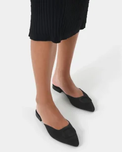 Elizabella Leather Mules