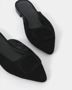 Elizabella Leather Mules