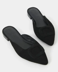 Elizabella Leather Mules