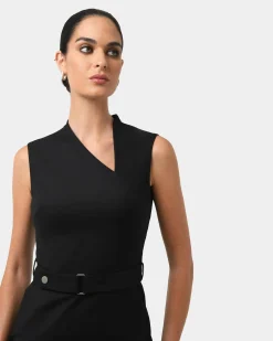 Elka Belted Pencil Dress
