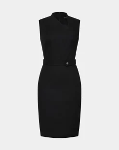 Elka Belted Pencil Dress