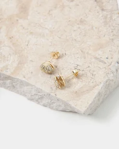 Ella 16k Gold Plated Earrings