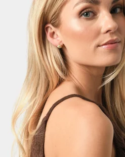Ella 16k Gold Plated Earrings
