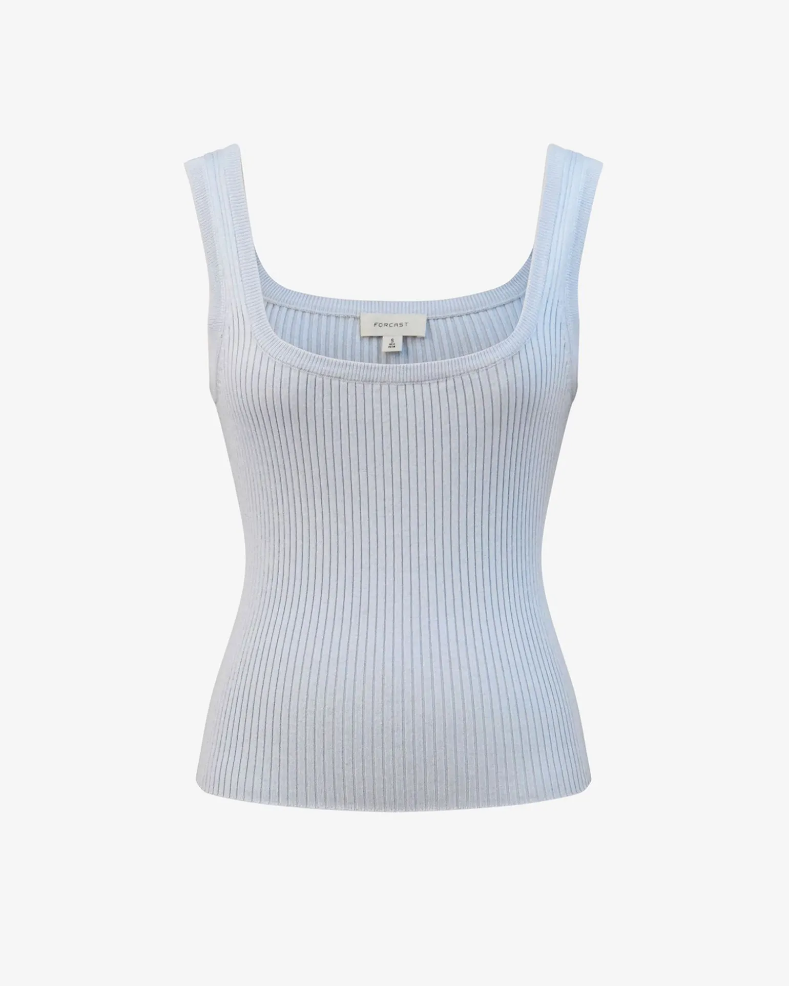 Ella Square Neck Rib Knit