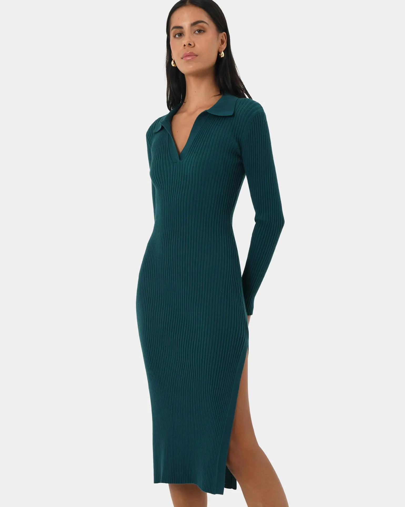 Elliot Collared Knit Dress