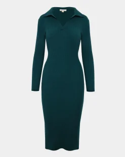 Elliot Collared Knit Dress