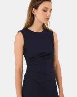 Faith Side Pleated Midi Dress