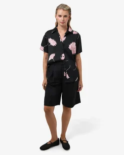 Felicia Floral Satin Shirt