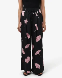 Felicia Satin Elastic Pants
