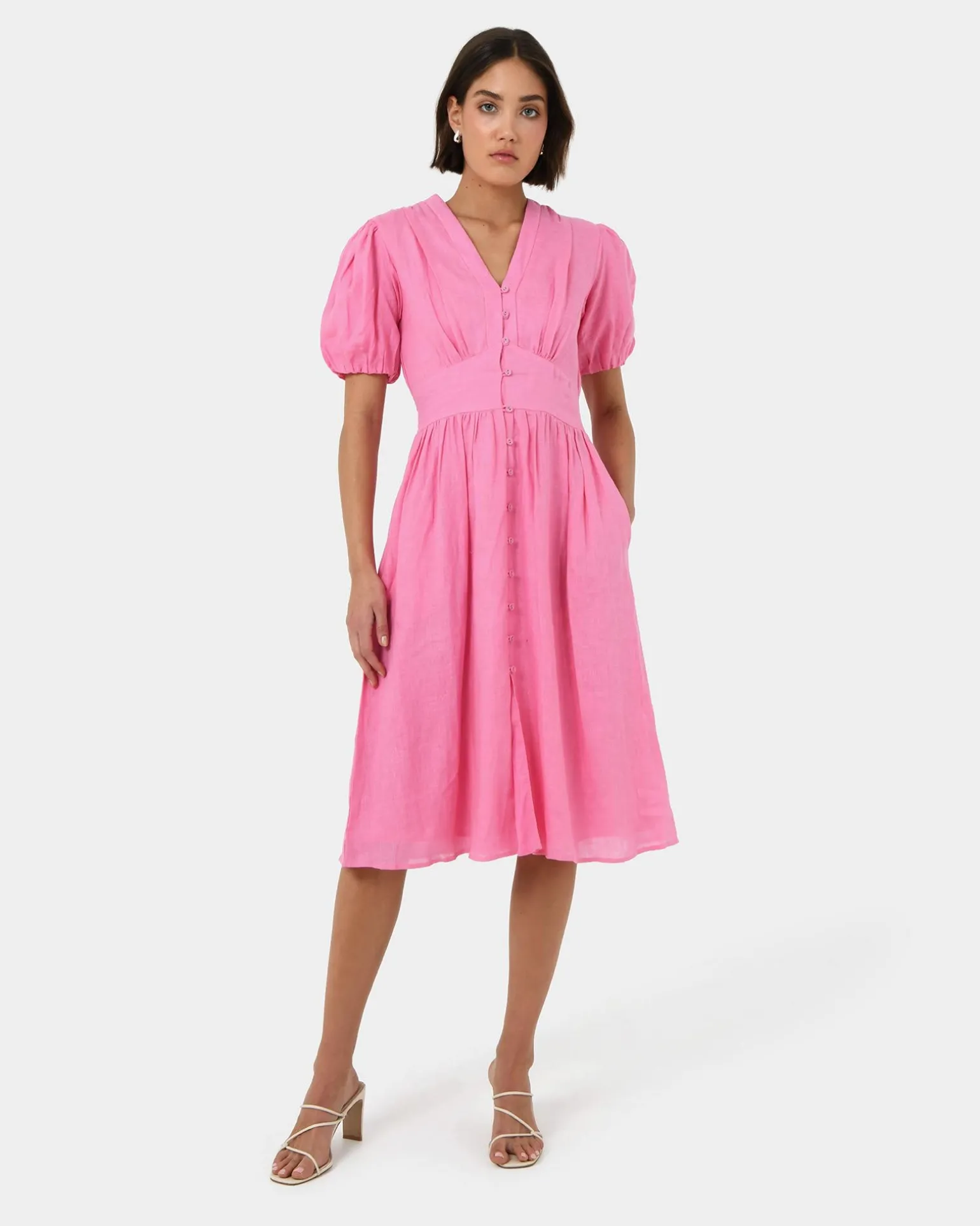 Fernanda Linen Dress