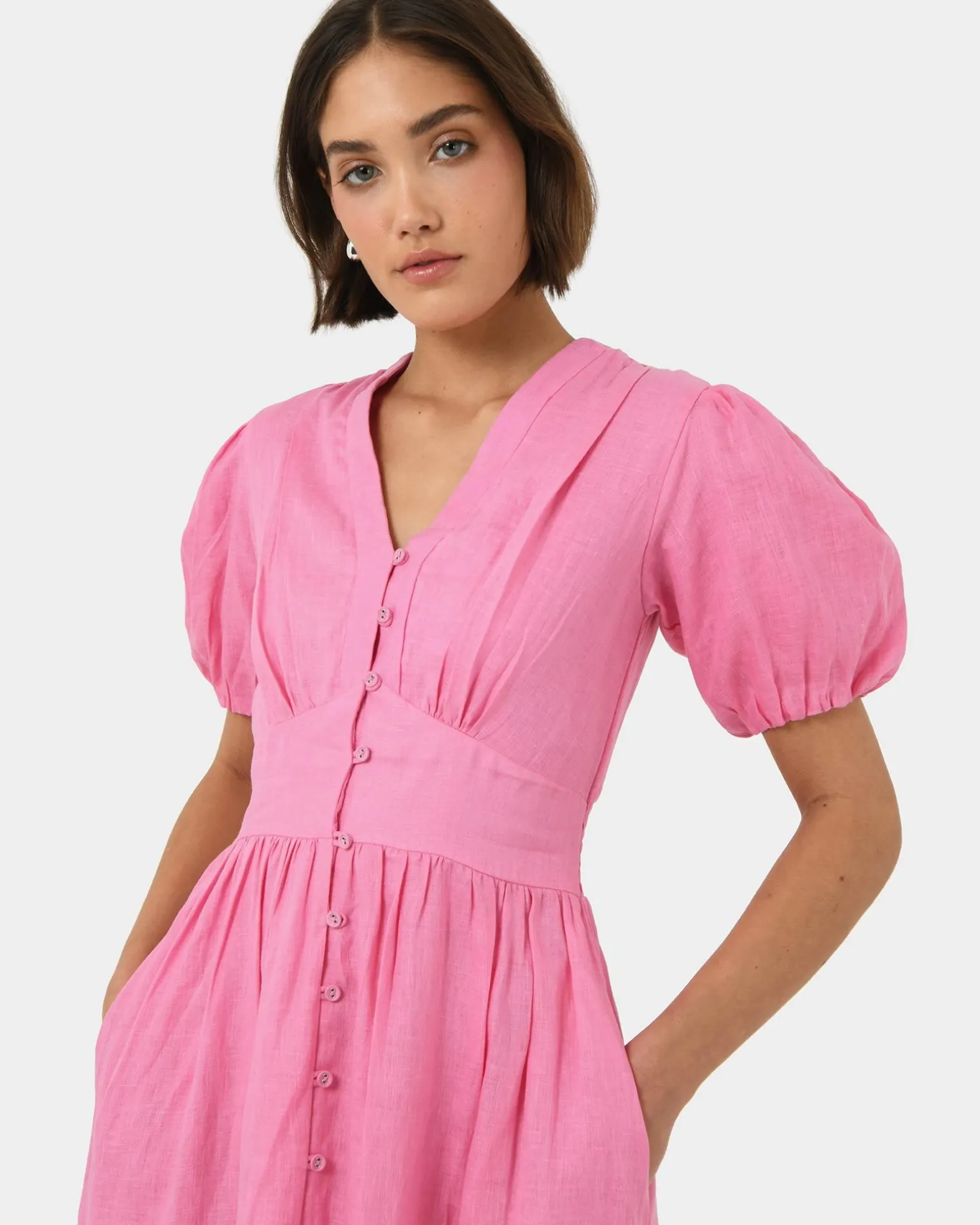 Fernanda Linen Dress