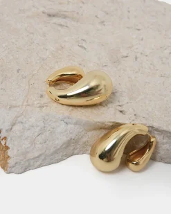 Gia Gold Bubble Earrings