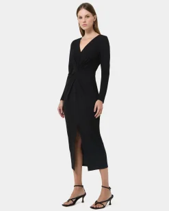 Giada Twist Knit Glitter Dress