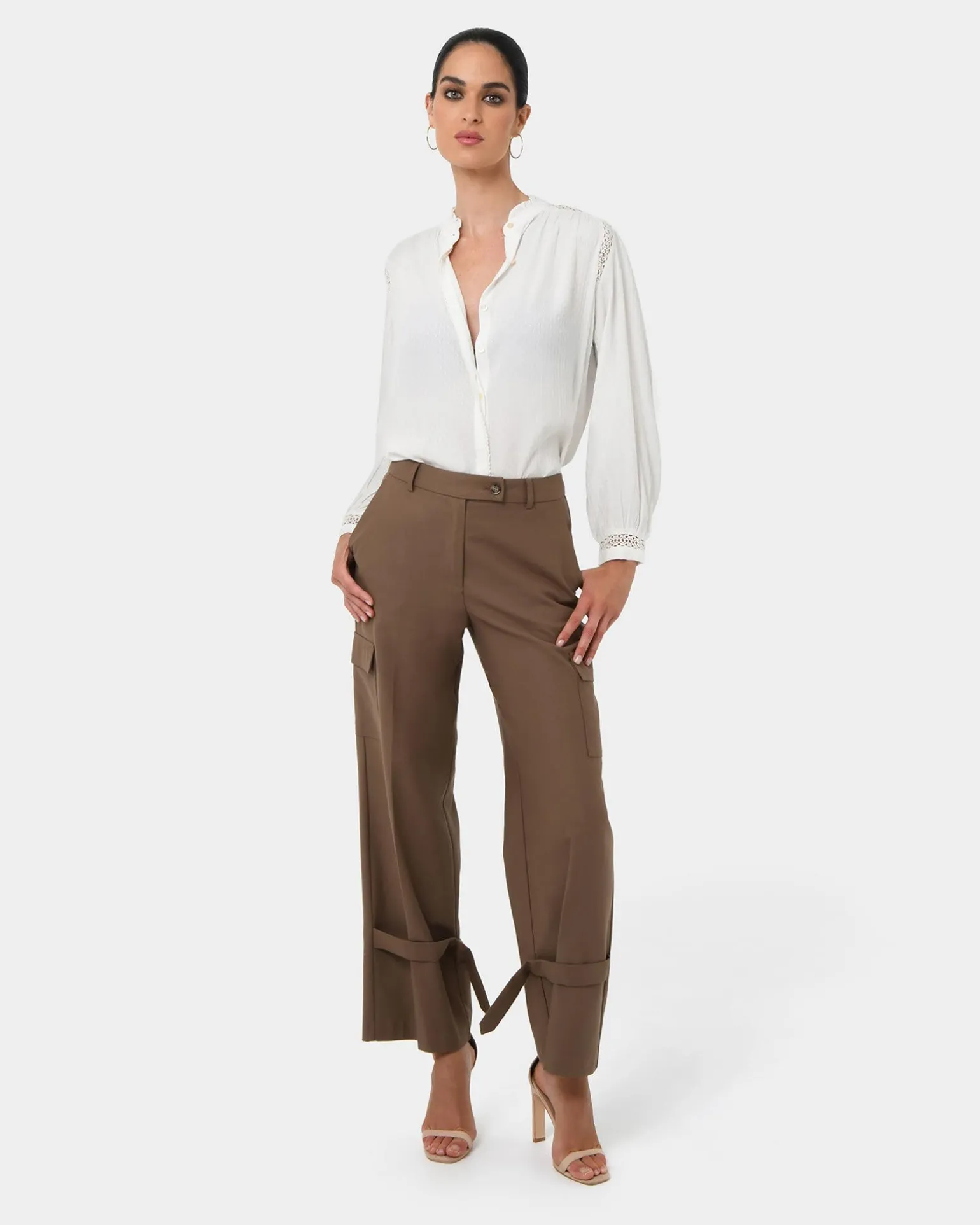 Giorga Lace Trim Blouse