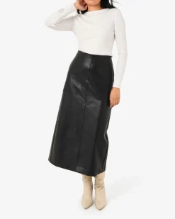 Giselle Panel Pu Skirt