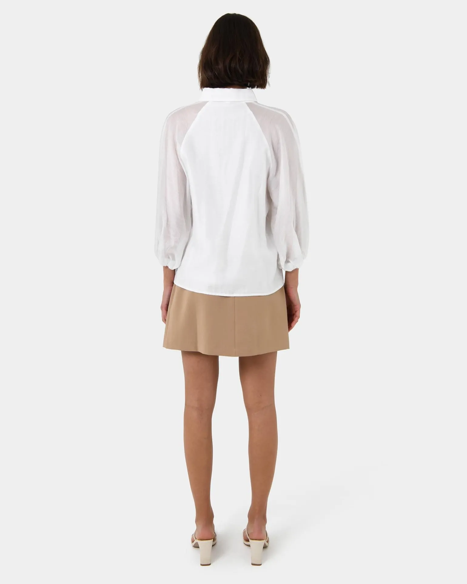 Giulia Gold Button Blouse