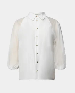 Giulia Gold Button Blouse