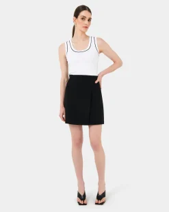 Gloria Contrast Knit Top