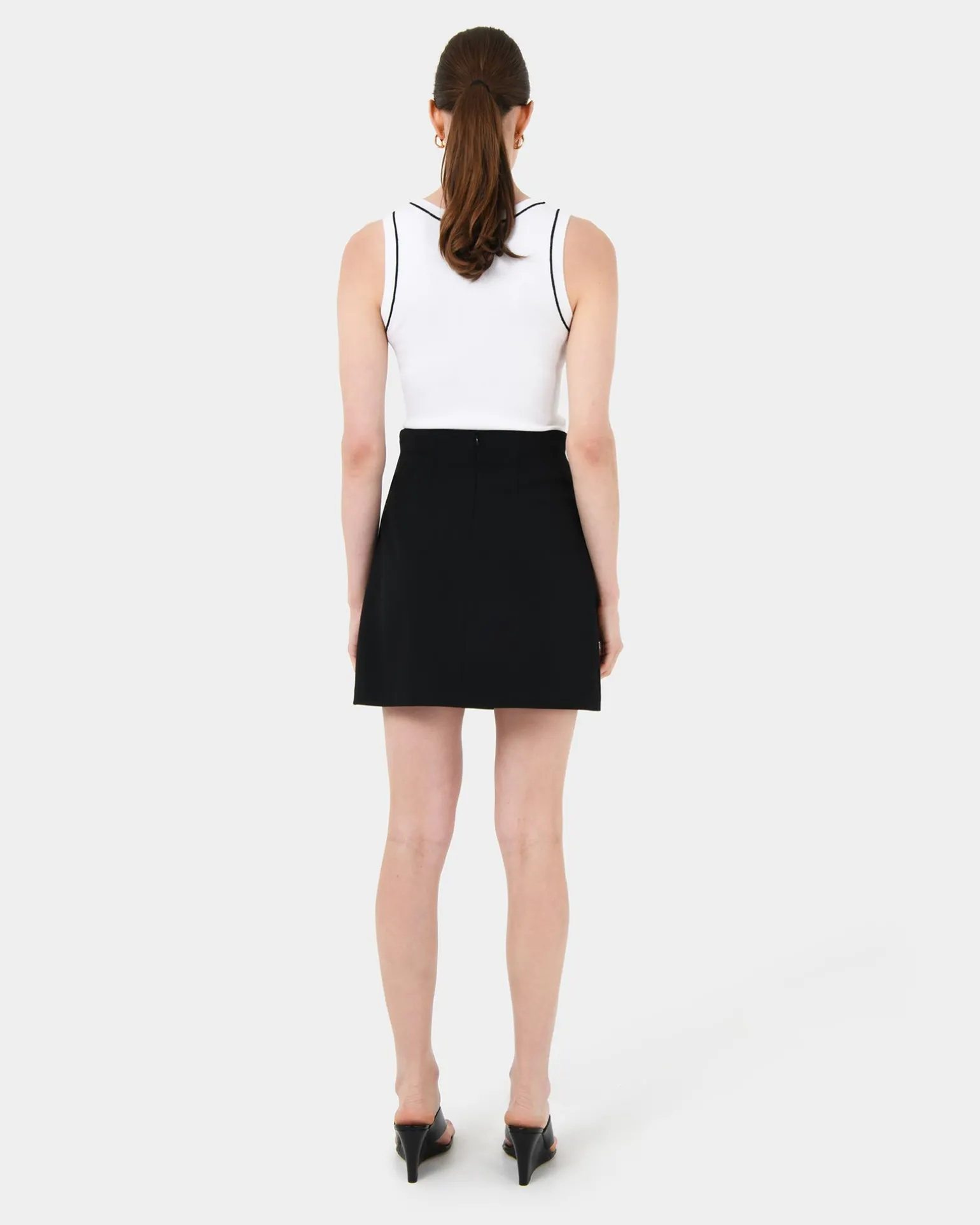 Gloria Contrast Knit Top