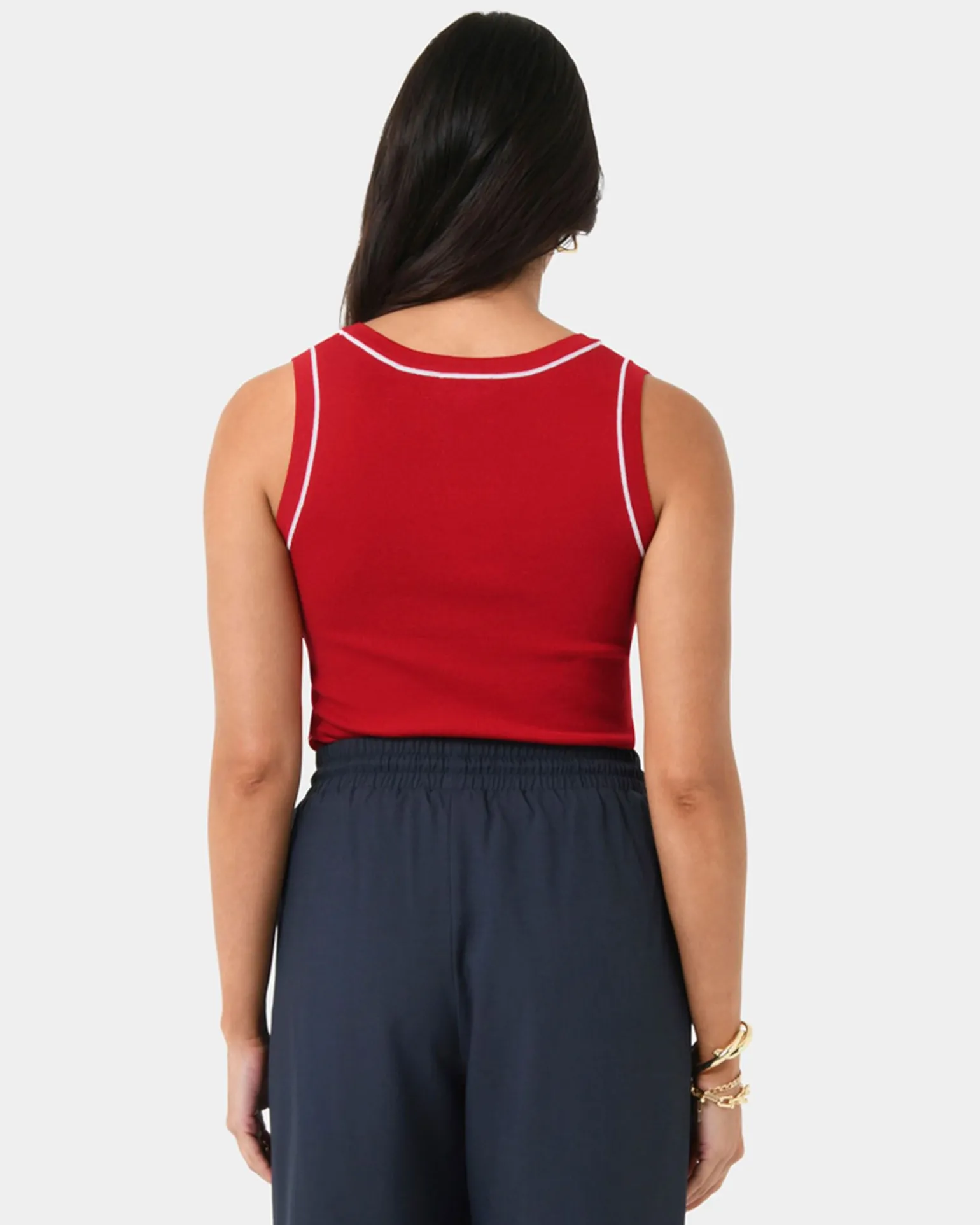 Gloria Contrast Knit Top
