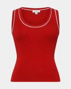 Gloria Contrast Knit Top