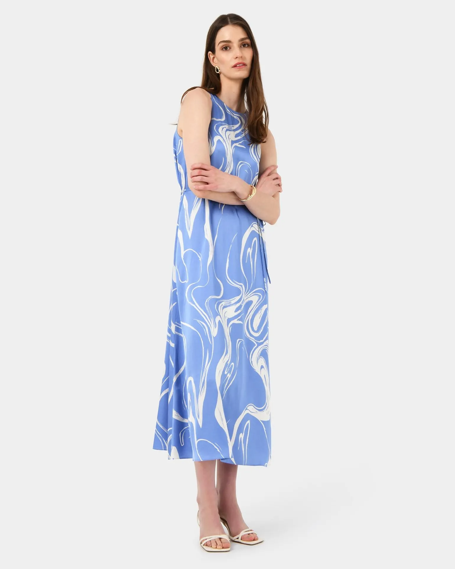 Gretchen Printed Midi Dress