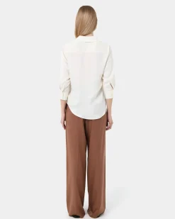 Hailee 3/4 Sleeve Satin Blouse