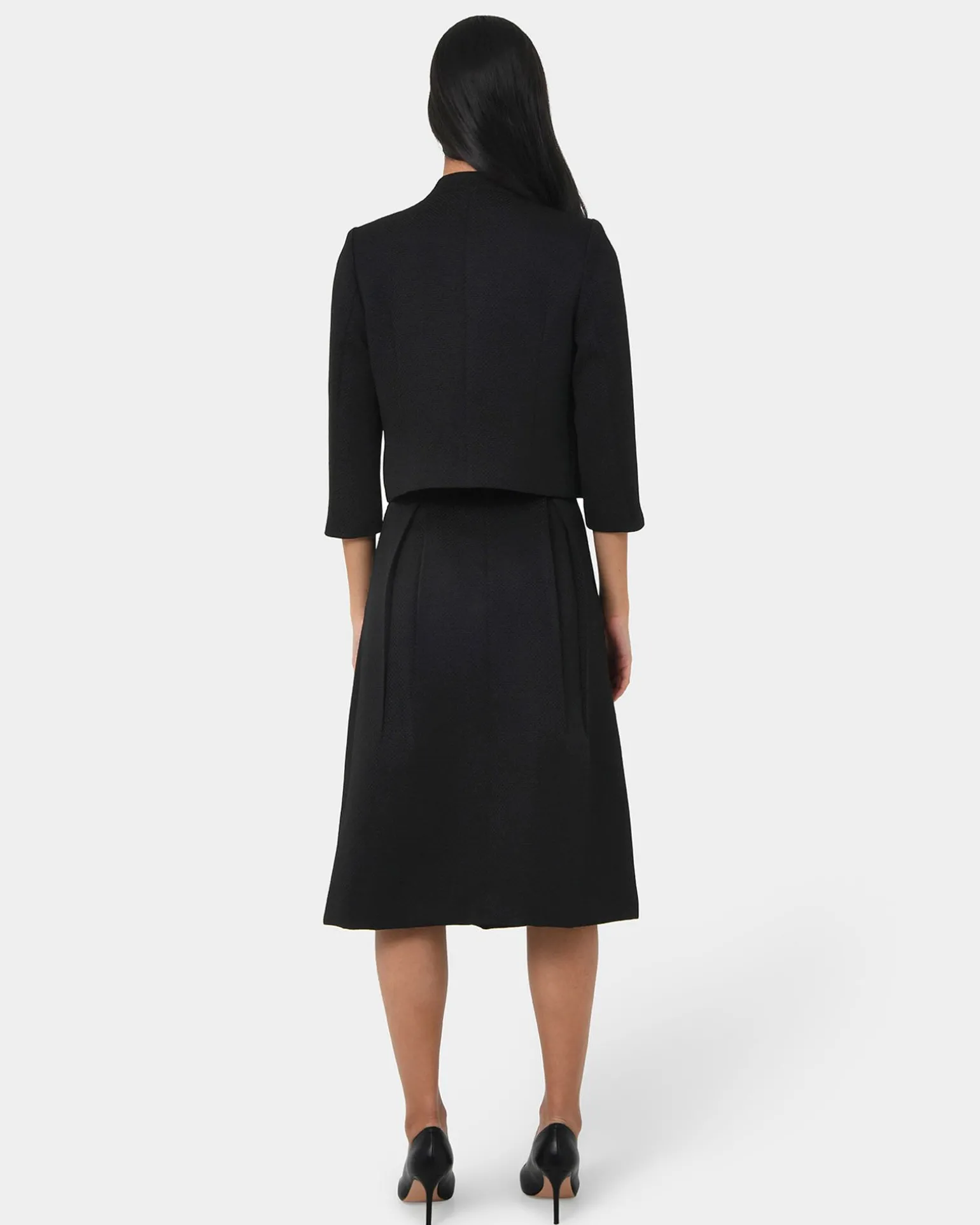 Harriet Jacquard Crop Jacket