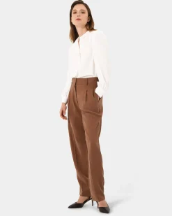 Hazel Belted Tapered Pant