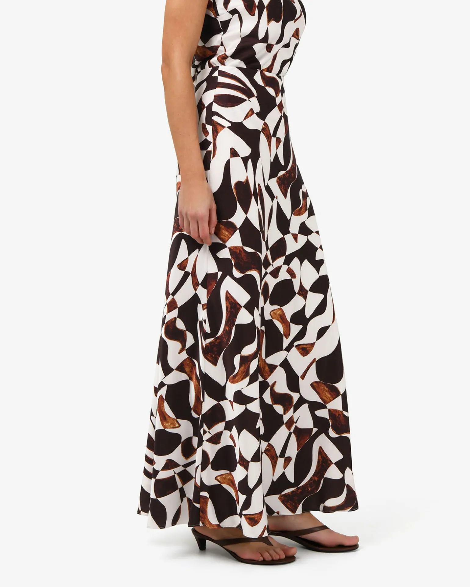 Hazel Printed A-line Skirt