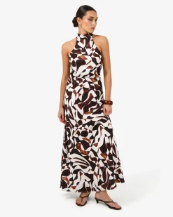 Hazel Printed A-line Skirt