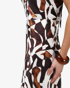 Hazel Printed A-line Skirt
