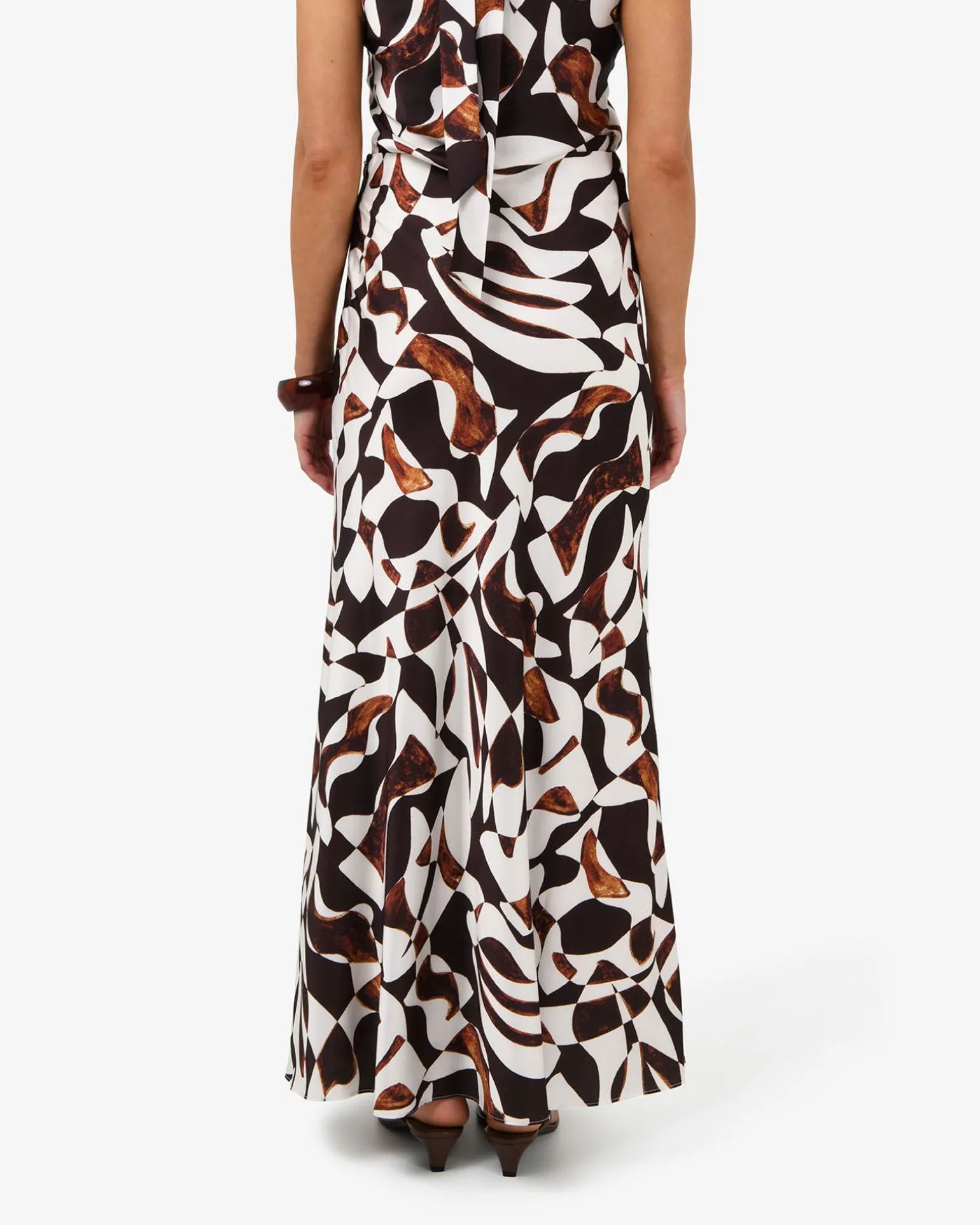Hazel Printed A-line Skirt