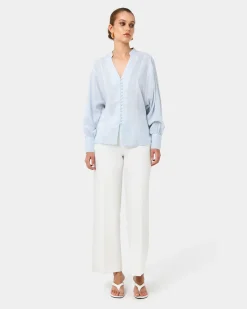 Helena Draped Sleeve Blouse