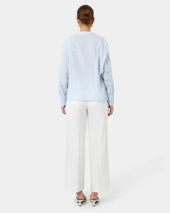 Helena Draped Sleeve Blouse