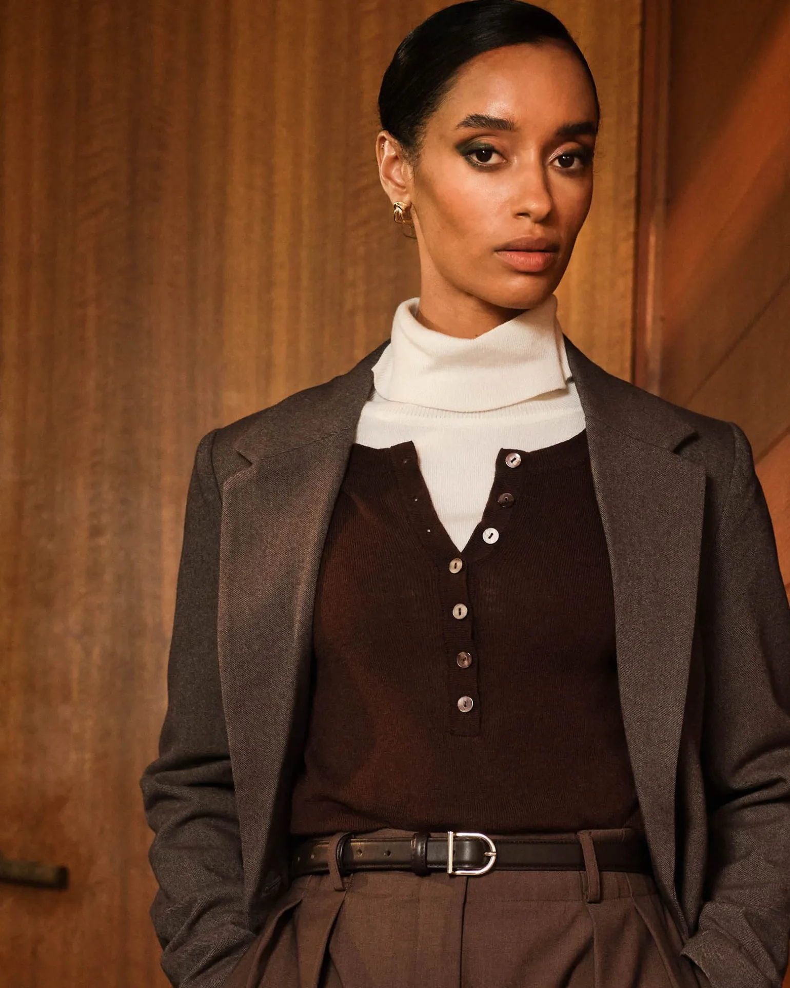 Henley Button Up Knit