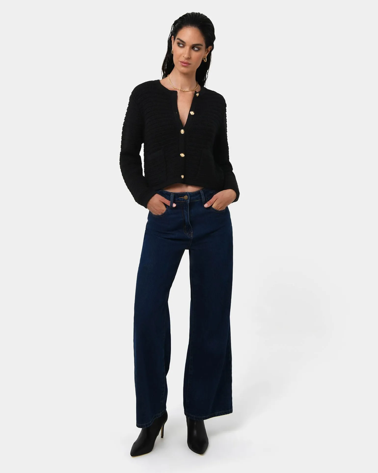 Hollis Textured Cardigan